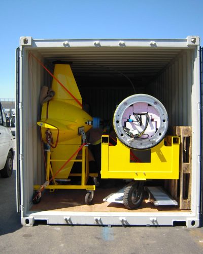 Interscambio macchinario sonda per estrazione petrolio.