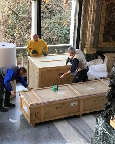 Casse di protezione per il trasporto di opere d'arte