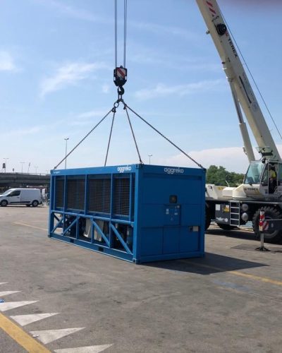 Trasporto macchinario.