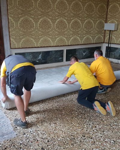 Allestimento palazzo veneziano.